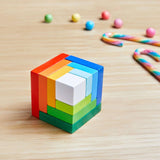 HABA 3D Arranging Game Rainbow Cube