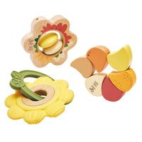 Hape The Met Collection Artful Flowers Rattle Trio