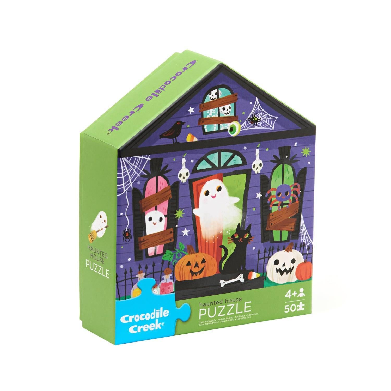 Haunted House 50-Piece Flat House Puzzle