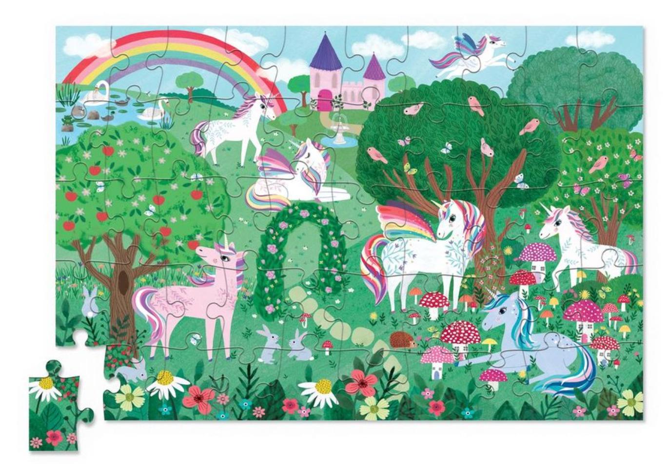 Holographic Sparkling Unicorn 50-Piece Puzzle