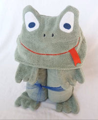 Hooded Bath Towel - Frog