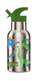 Insulated Stainless Steel Water Bottle w/ Straw - Dino World