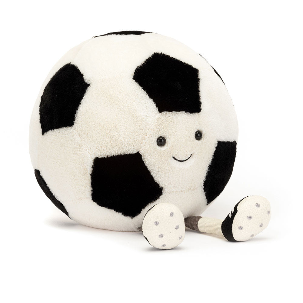 JellyCat Amuseable Sports Soccer Ball Plush