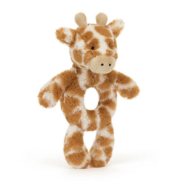Jelly Cat Riff Raff JellyCat Bashful Giraffe Ring Rattle | Hopscotch Children's Store