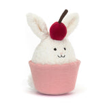 JellyCat Dainty Dessert Bunny Cupcake Plush
