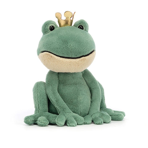 JellyCat Fabian Frog Prince Plush