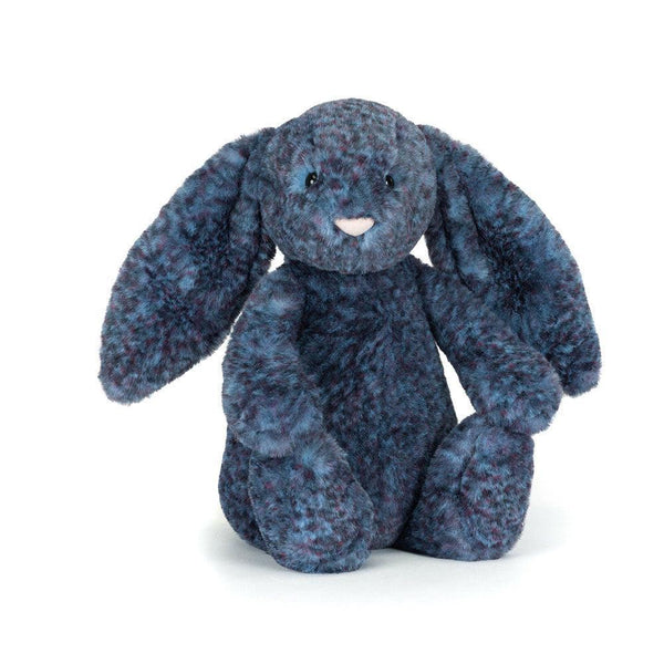 【完売品】 Hopscotch Luxe Bunny ネイビー JellyCat Hopscone Luxe Bunny Plush | Hopscotch Children's Store
