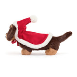 JellyCat Winter Warmer Otto Sausage Dog Plush