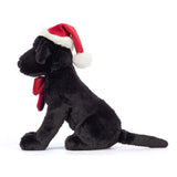 JellyCat Winter Warmer Pippa Black Labrador Plush