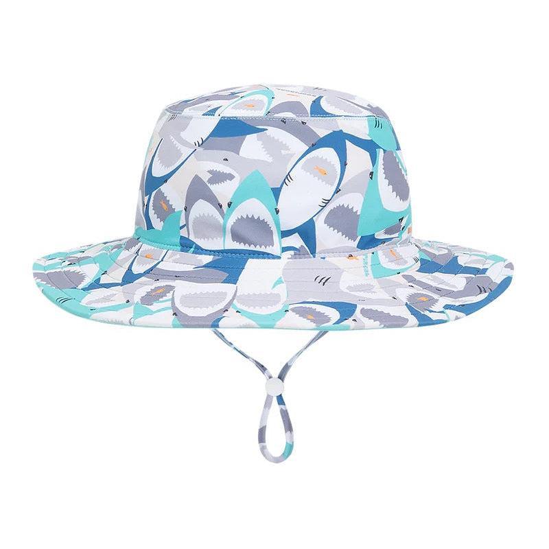 Kooringal Kids Baby Boy's Bucket Swim Hat - Chomp