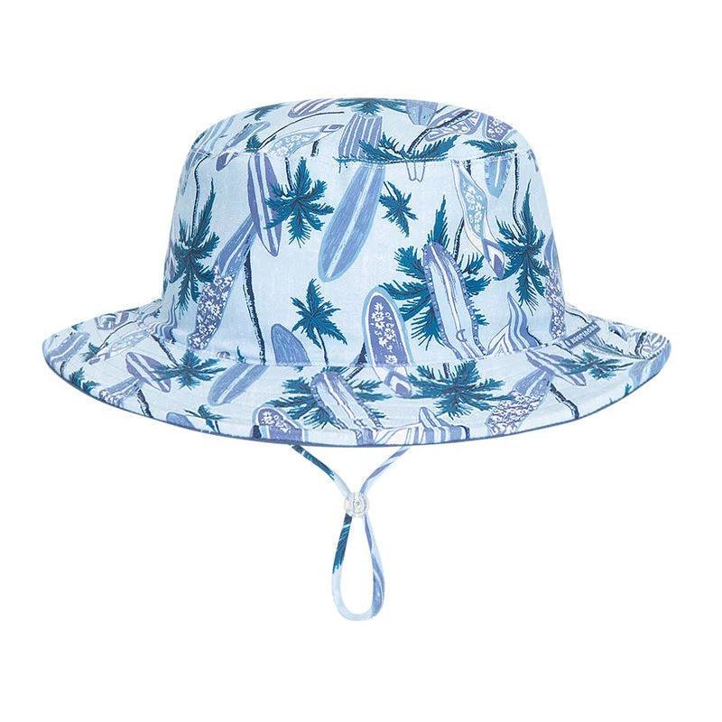 Kooringal Kids Boy's Bucket Swim Hat - Wave Break