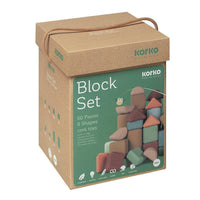 Korko Giant Architects Set - 60 Cork Building Blocks