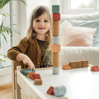 Korko Small Architects Set - 20 Cork Building Blocks