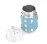 Lifefactory 8 oz Stainless Steel Baby Bottle with Straw Cap