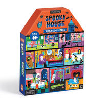 Mudpuppy Spooky House 100-Piece House-shaped Puzzle