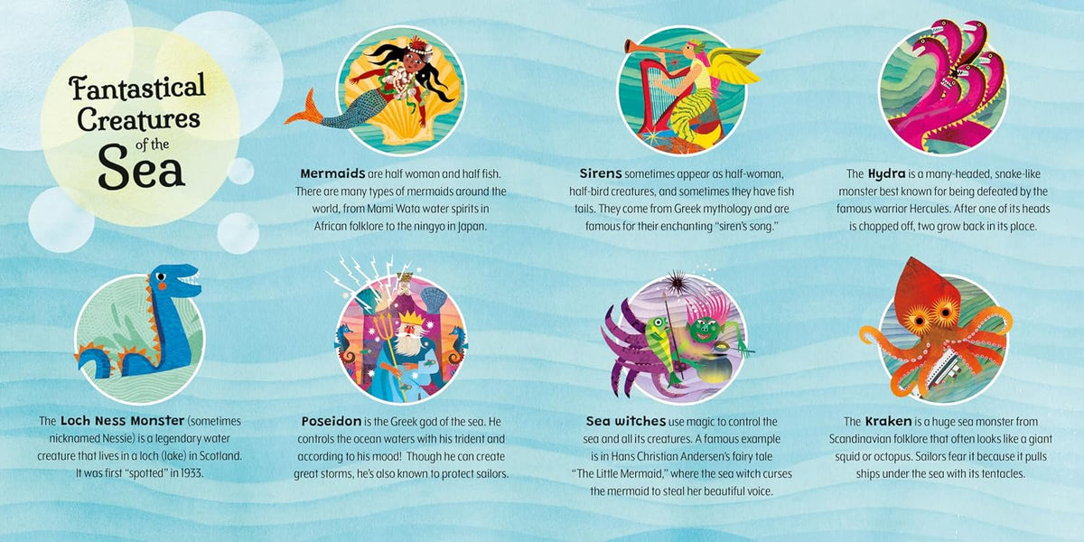 Mermaids and Other Creatures of the Sea: A Slide-and-See Book