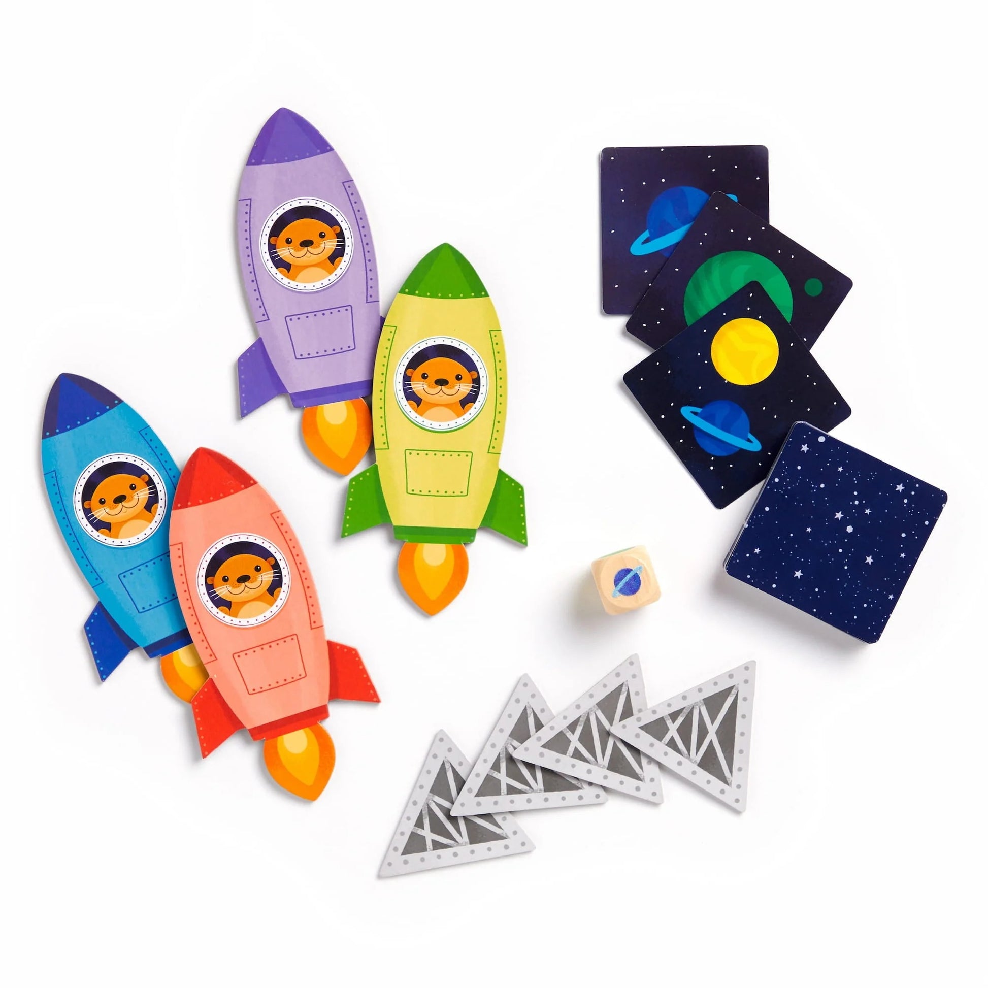 Mudpuppy Otter Space Shaped Box Game