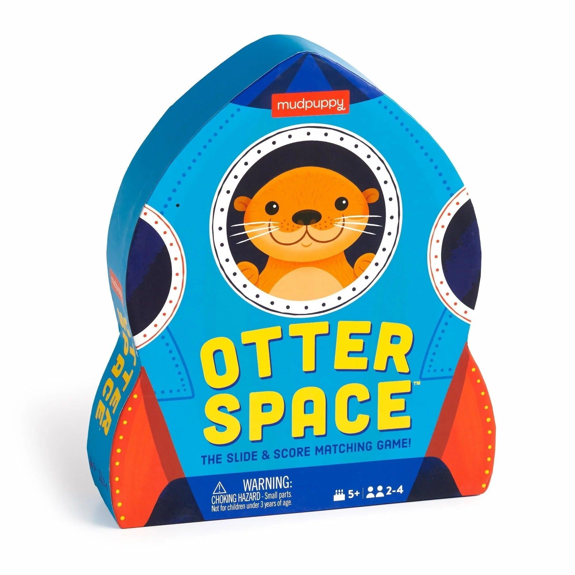Mudpuppy Otter Space Shaped Box Game
