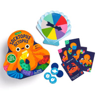 Mudpuppy Socktopus Octopus Shaped Box Game