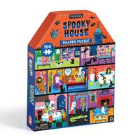 Mudpuppy Spooky House 100-Piece House-shaped Puzzle