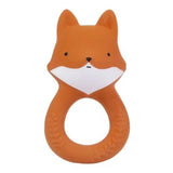 Natural Rubber Teething Ring - Fox