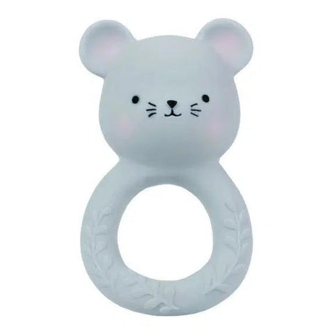 Natural Rubber Teething Ring - Mouse