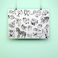 OMY Giant Coloring Posters - My First Art Poster
