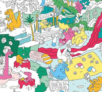 OMY Giant Coloring Posters - Dinos