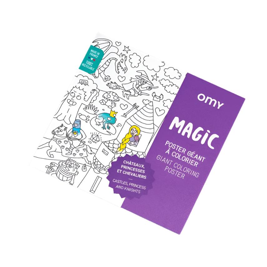 OMY Giant Coloring Posters - Magic