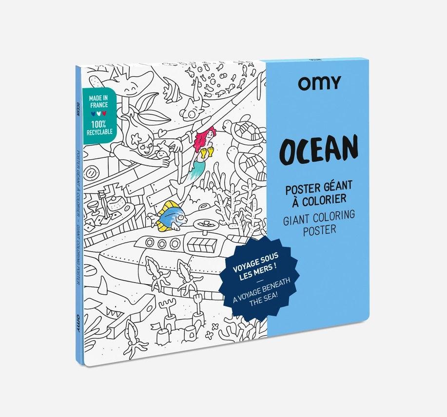 OMY Giant Coloring Posters - Ocean