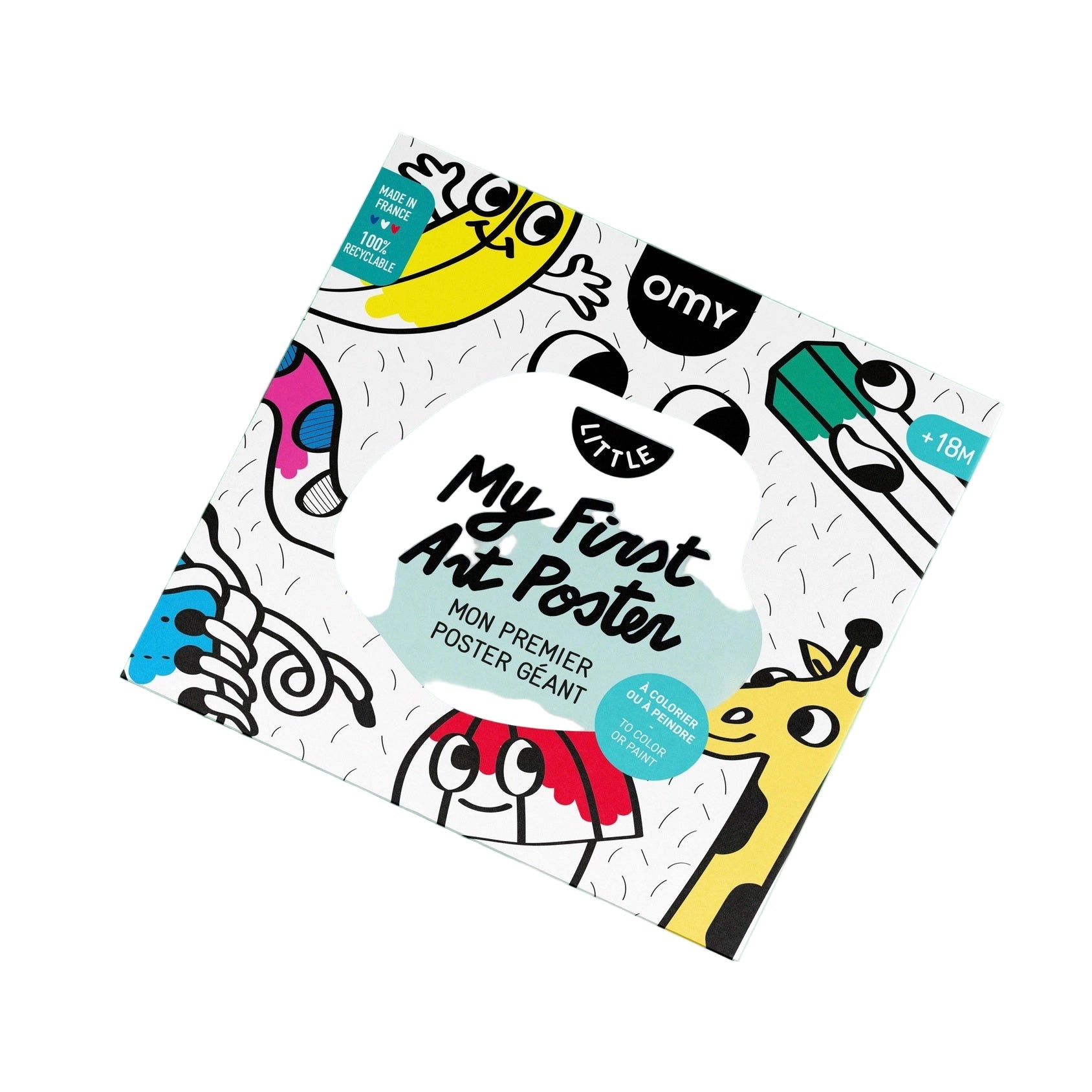 OMY Giant Coloring Posters - My First Art Poster