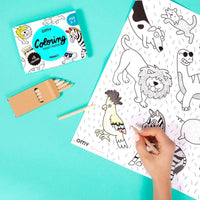 OMY Pocket Coloring Poster Sets - Animals