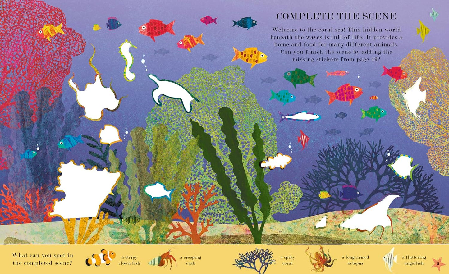 Ocean: A Peek-Through Activity Book with Over 200 Stickers