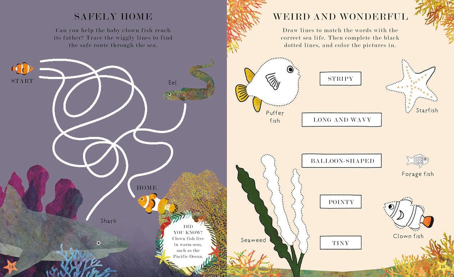Ocean: A Peek-Through Activity Book with Over 200 Stickers