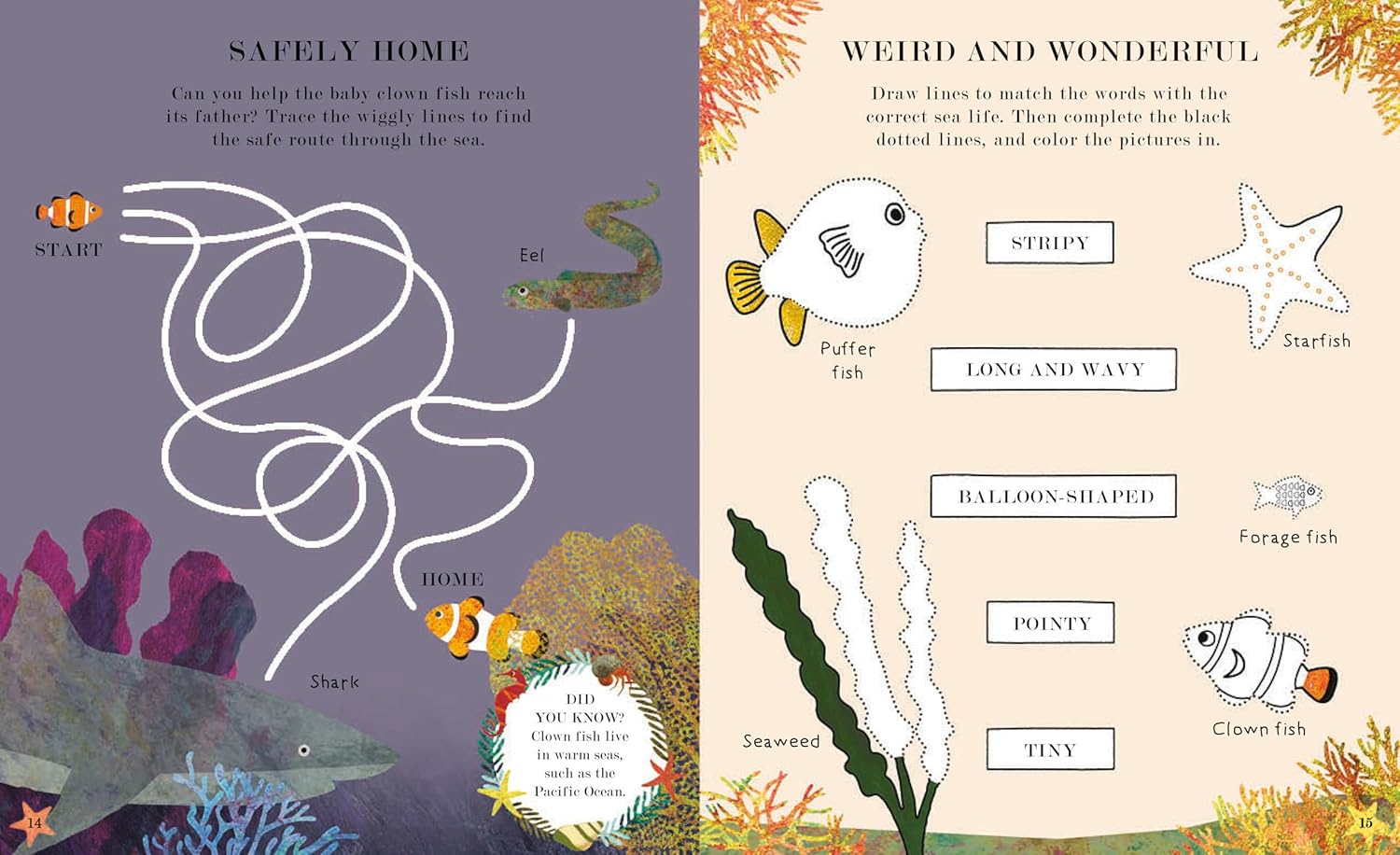 Ocean: A Peek-Through Activity Book with Over 200 Stickers