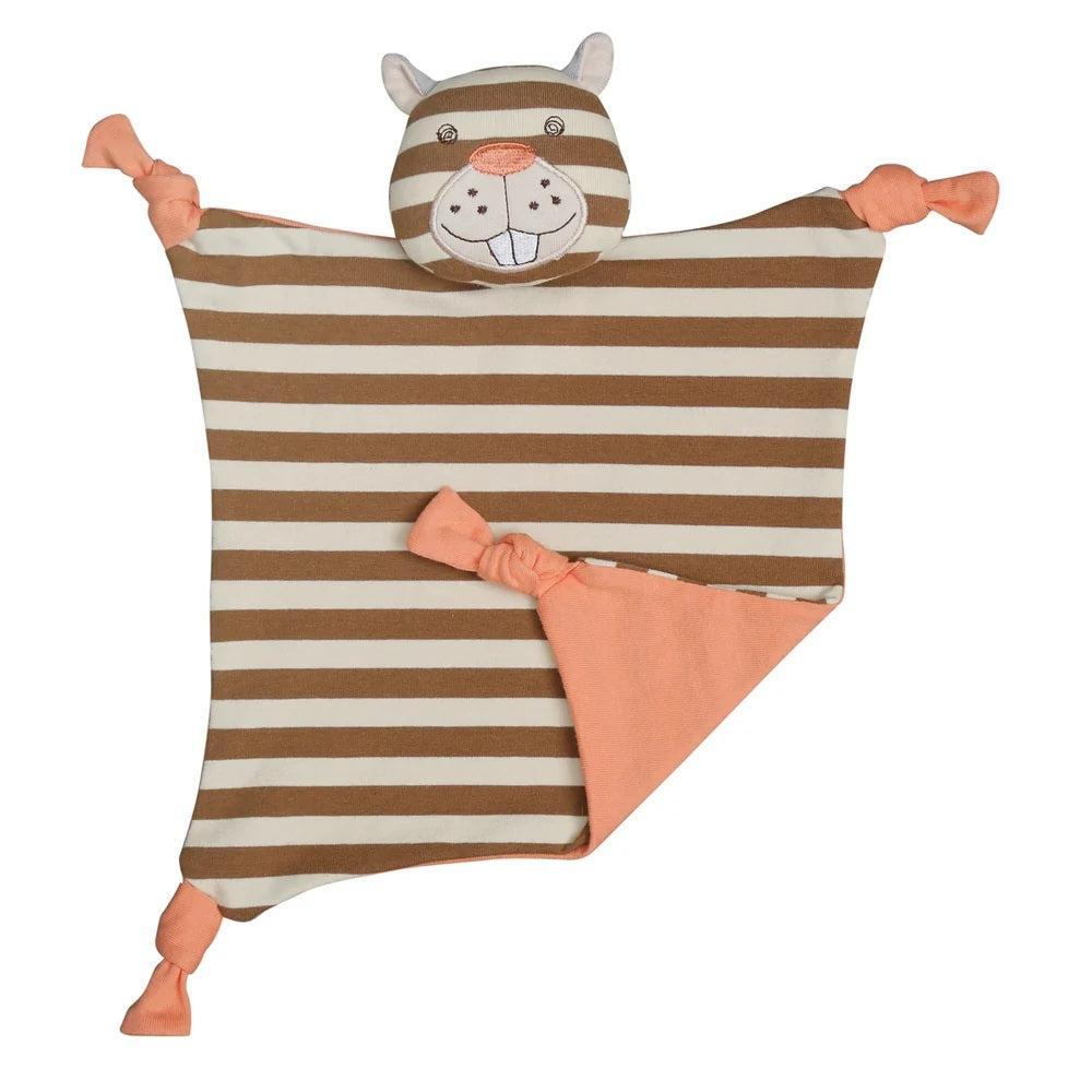 Organic Farm Buddies Blankies - Buster Beaver