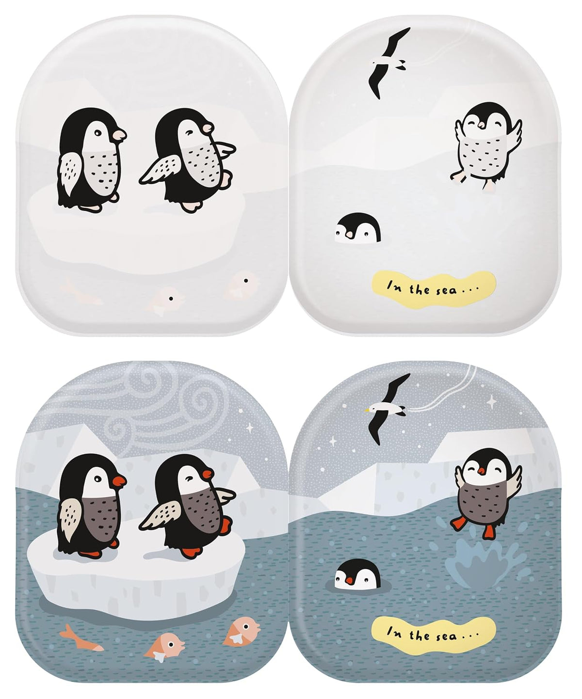 Penguin & Friends Shaped Bath Book