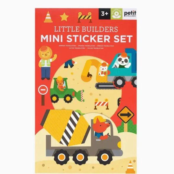 Petit Collage Mini Sticker Set - Little Builders