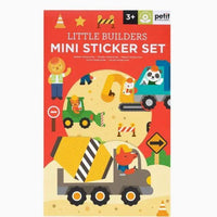 Petit Collage Mini Sticker Set - Little Builders