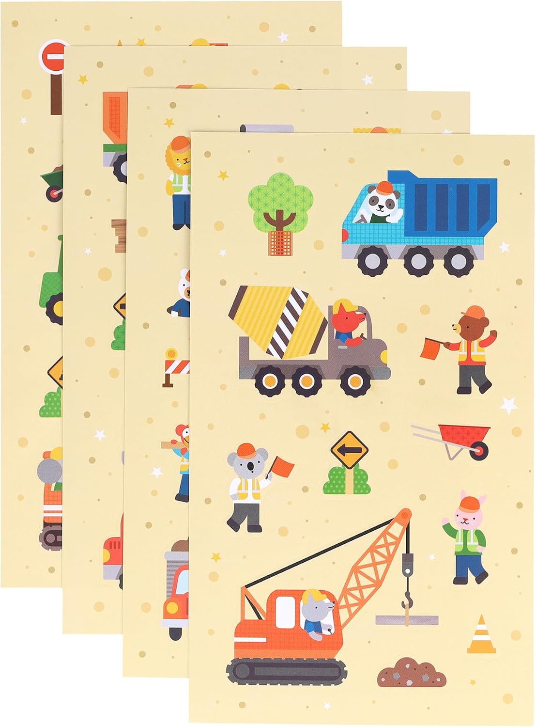 Petit Collage Mini Sticker Set - Little Builders