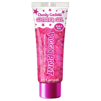 Piggy Paint Glitter Gel - Pink Chunky Confetti