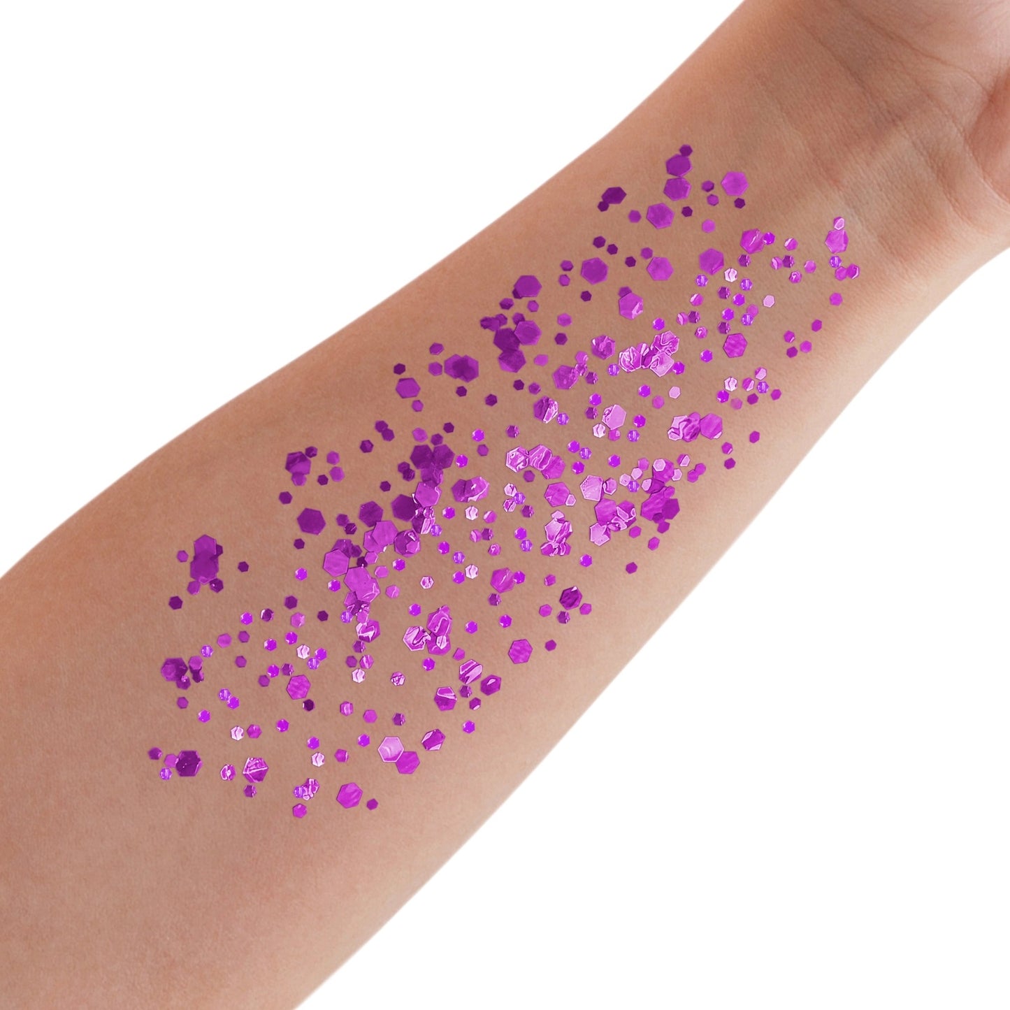 Piggy Paint Glitter Gel - Purple Chunky Confetti