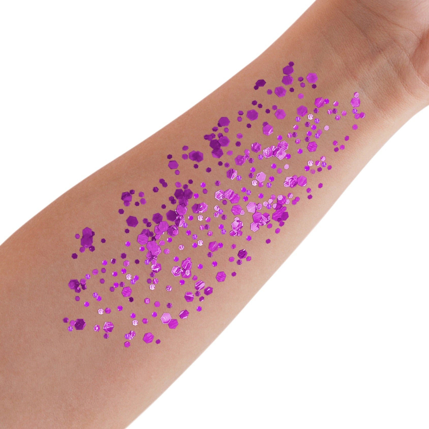 Piggy Paint Glitter Gel - Purple Chunky Confetti