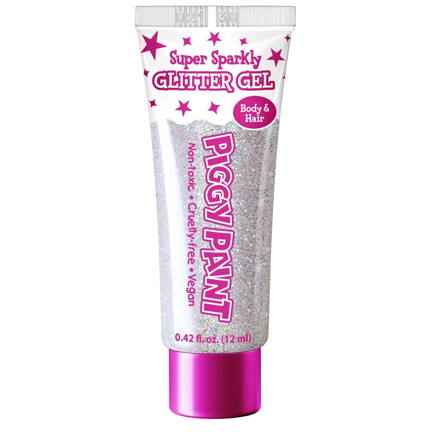 Piggy Paint Glitter Gel - Silver Super Sparkly