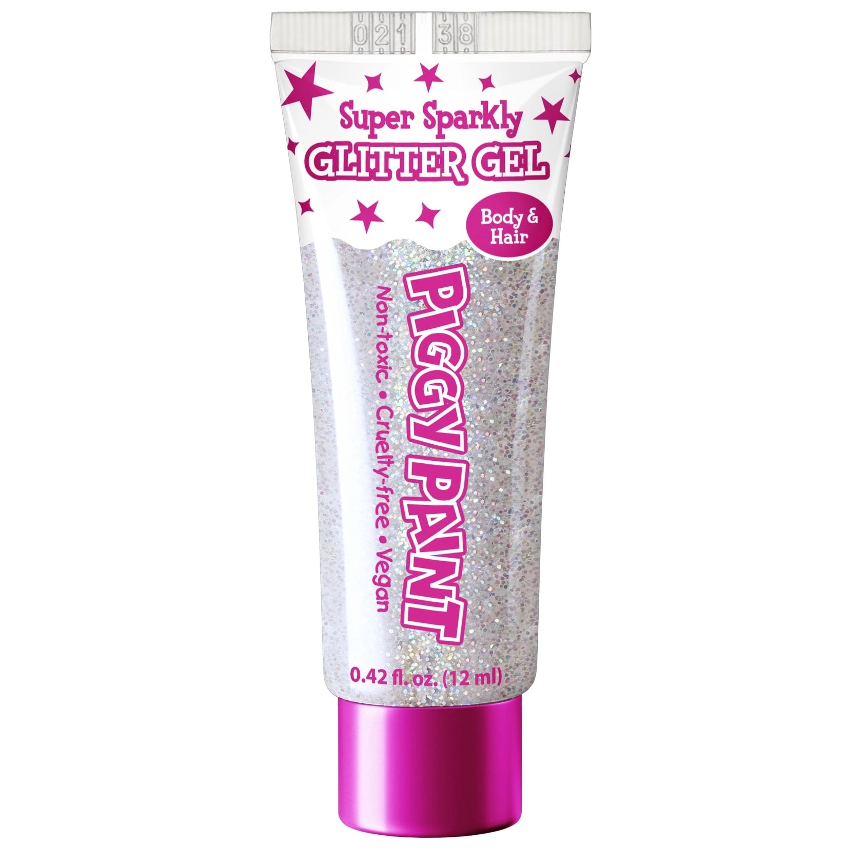 Piggy Paint Glitter Gel - Silver Super Sparkly