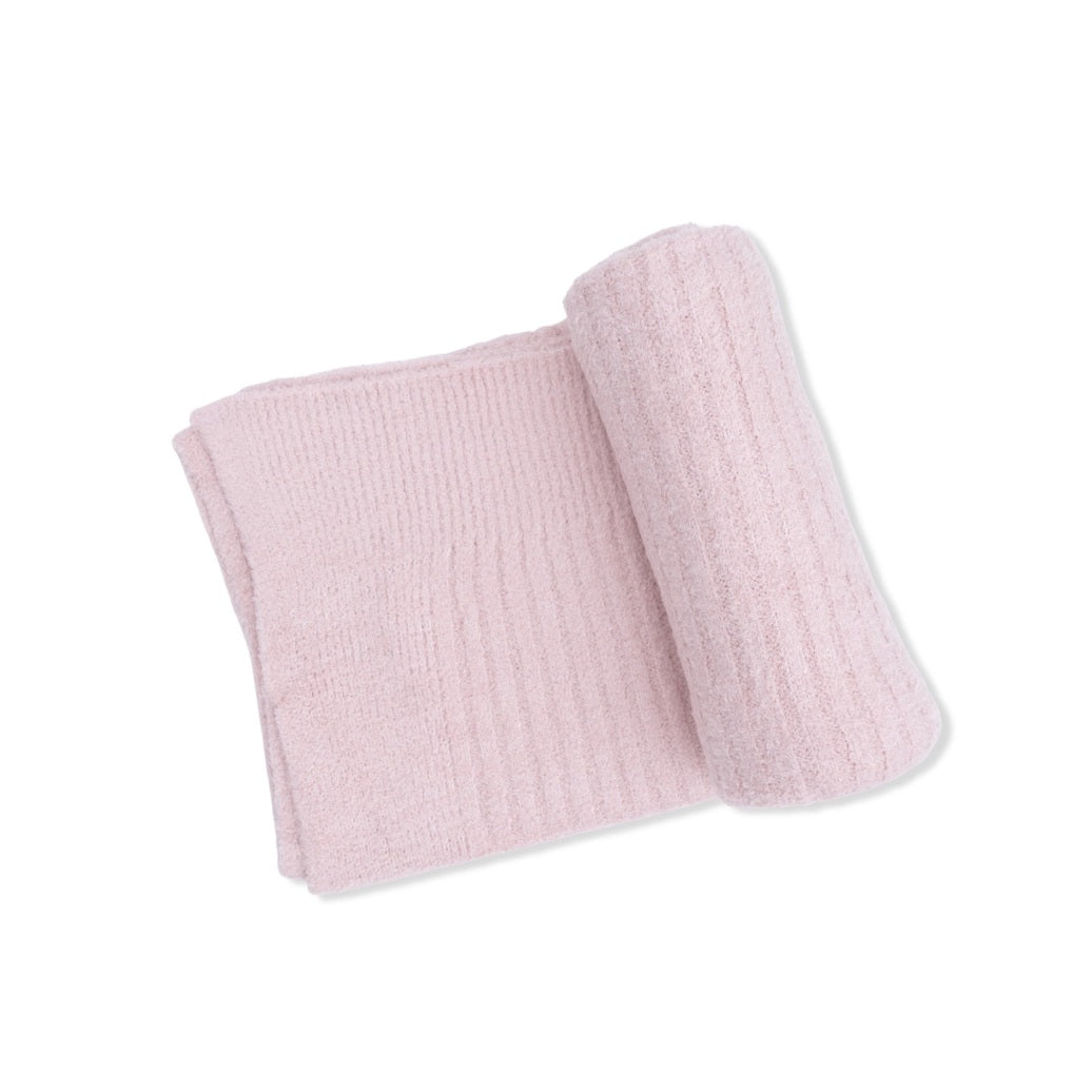 Angel Dear Chenille Blanket - Blush Pink
