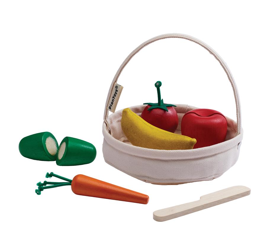 Plan Toys Farmers Market Mix Basket