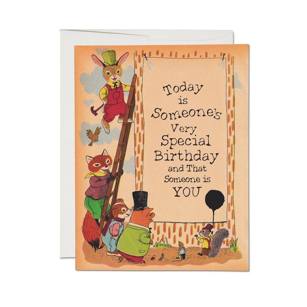 Red Cap Birthday Cards - Richard Scarry Someone's Birthday