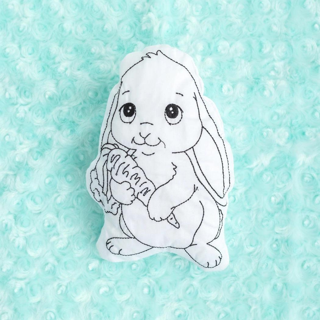 Reusable Coloring Activity Characters - Bunny