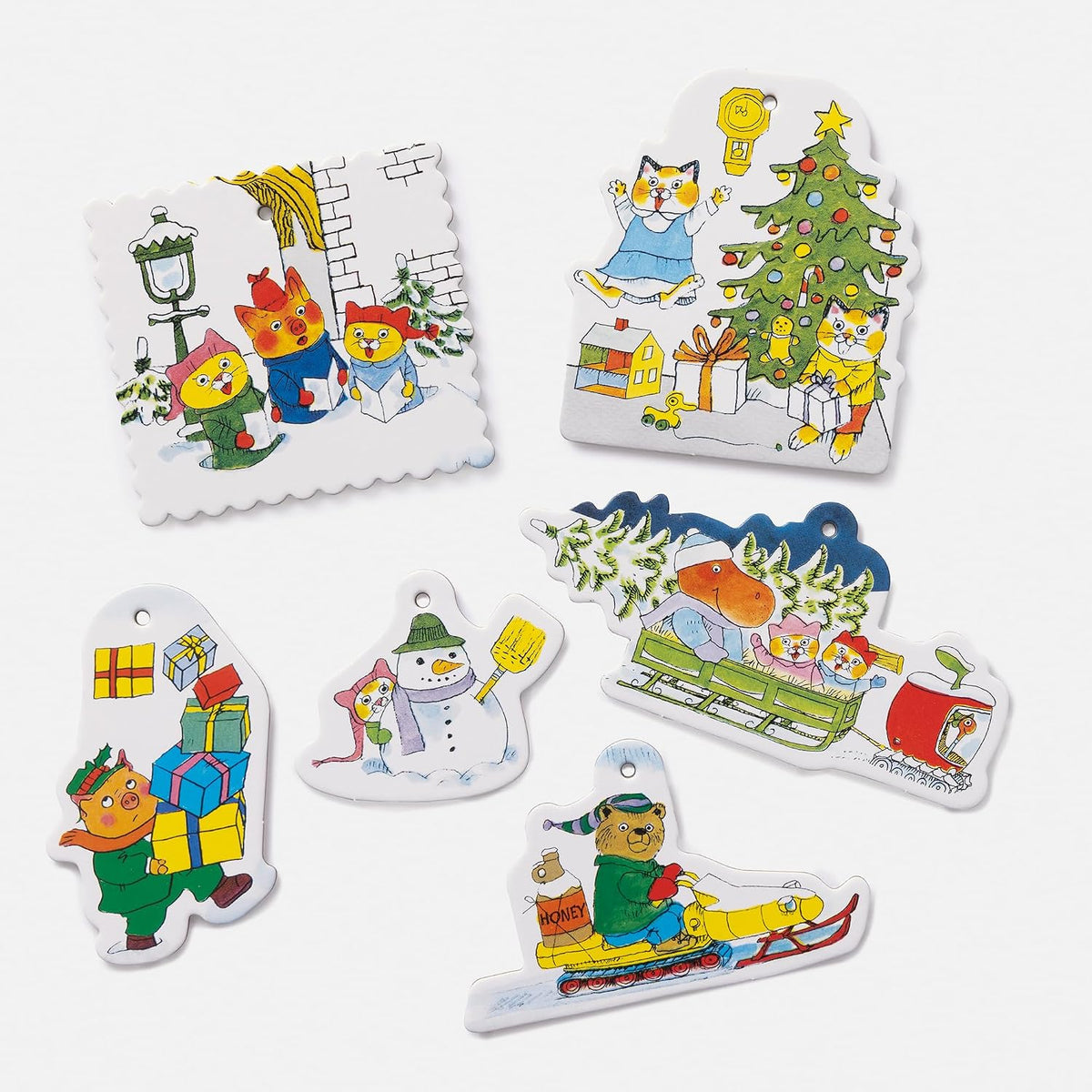Richard Scarry's Best Advent Calendar Ever!: Count Down to Christmas with 25 Pop-Out Ornaments